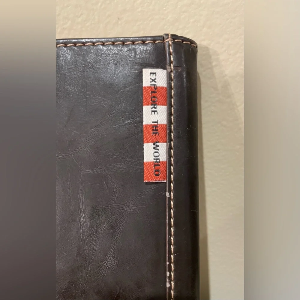 Spirit of St. Louis Bi-Fold Writing Note Pad Folio Leather Portfolio